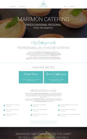OnePager für MarimonCatering